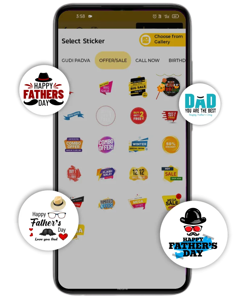 Fathers Day GIF stickers